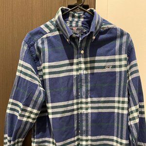 Vineyard Vines Flannel Shirt - Medium Whale Shirt
